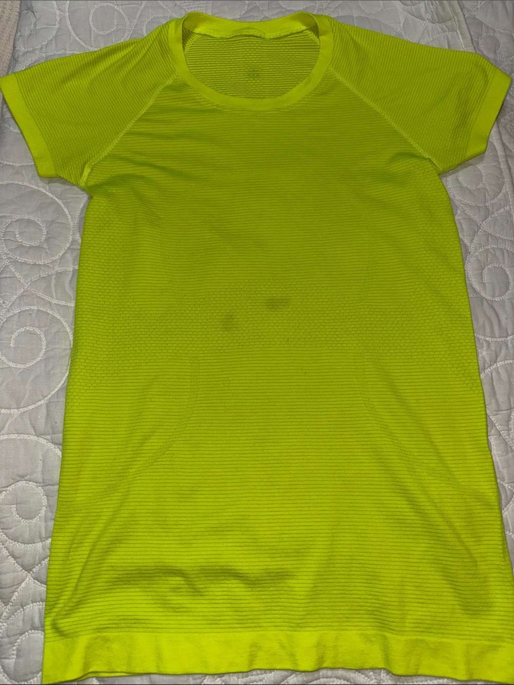 Bright Neon Yellow Short Sleeve Active Tee Lululemon